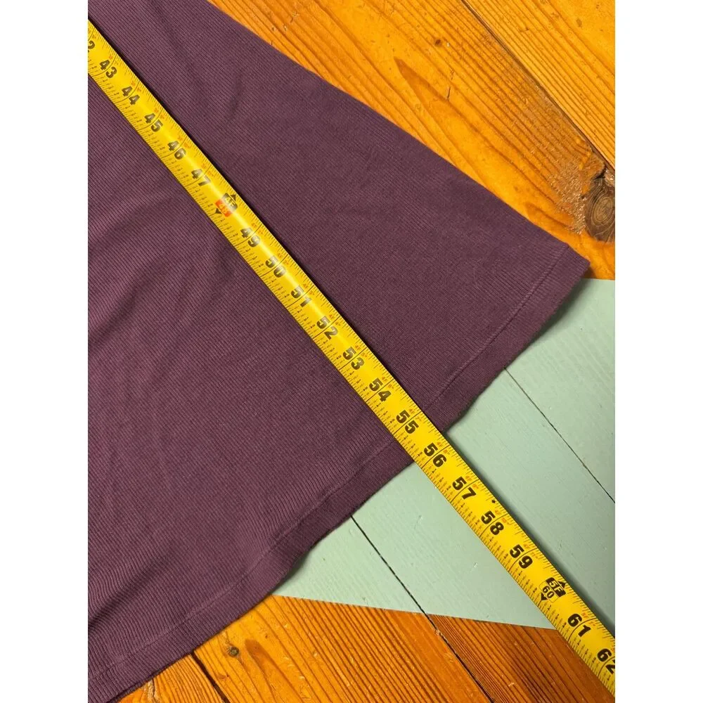 Popilush XL Plum Maxi Dress Built-In Shapewear Square Neck Long Sleeve Bodycon - Picture 9 of 11